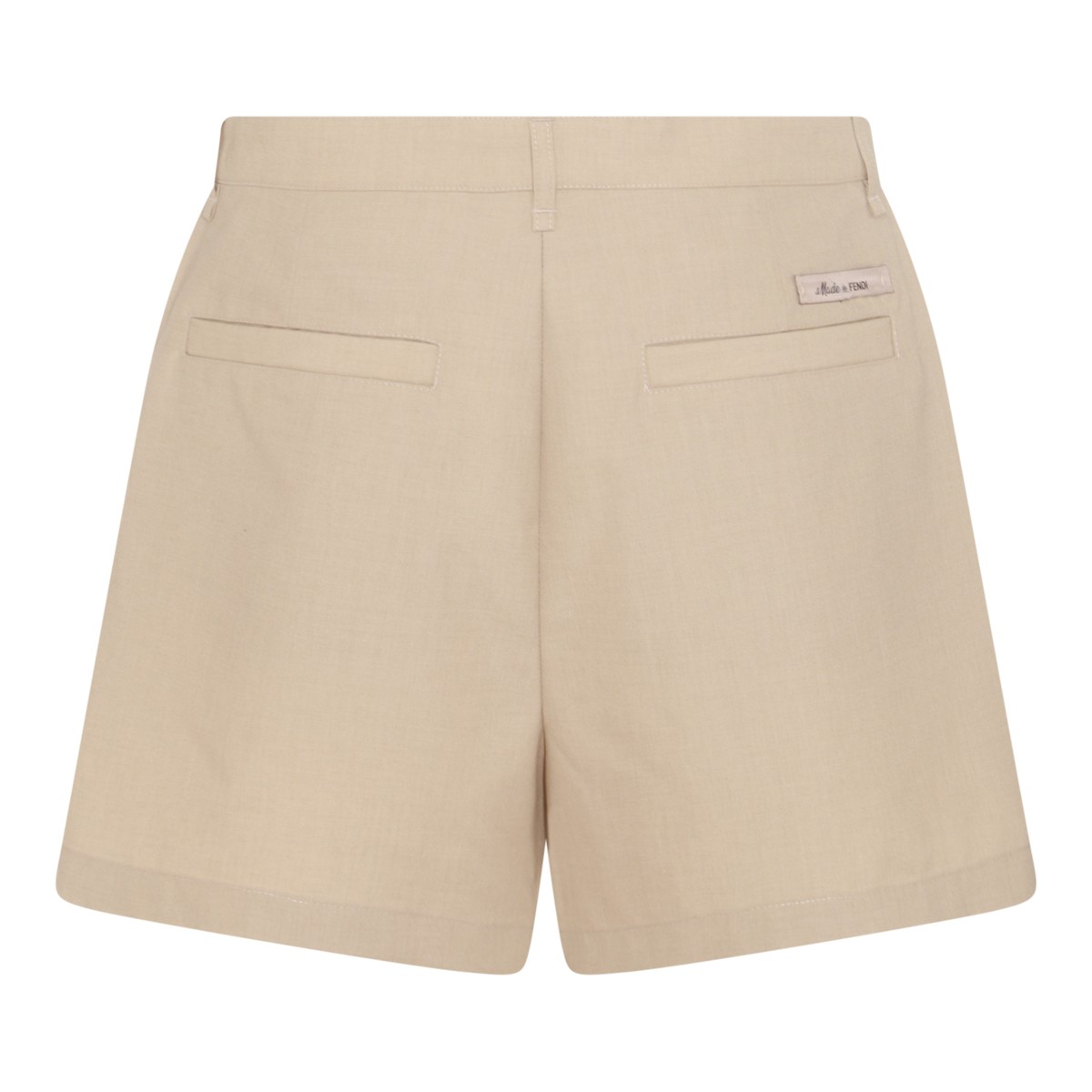 CREAM WOOL SHORTS CREAM WOOL SHORTS