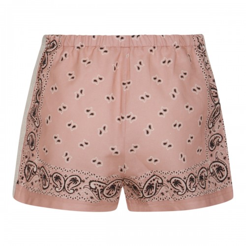 PINK LINEN AND COTTON SHORTS