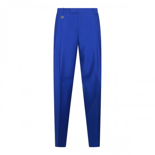 BLUE WOOL PANTS