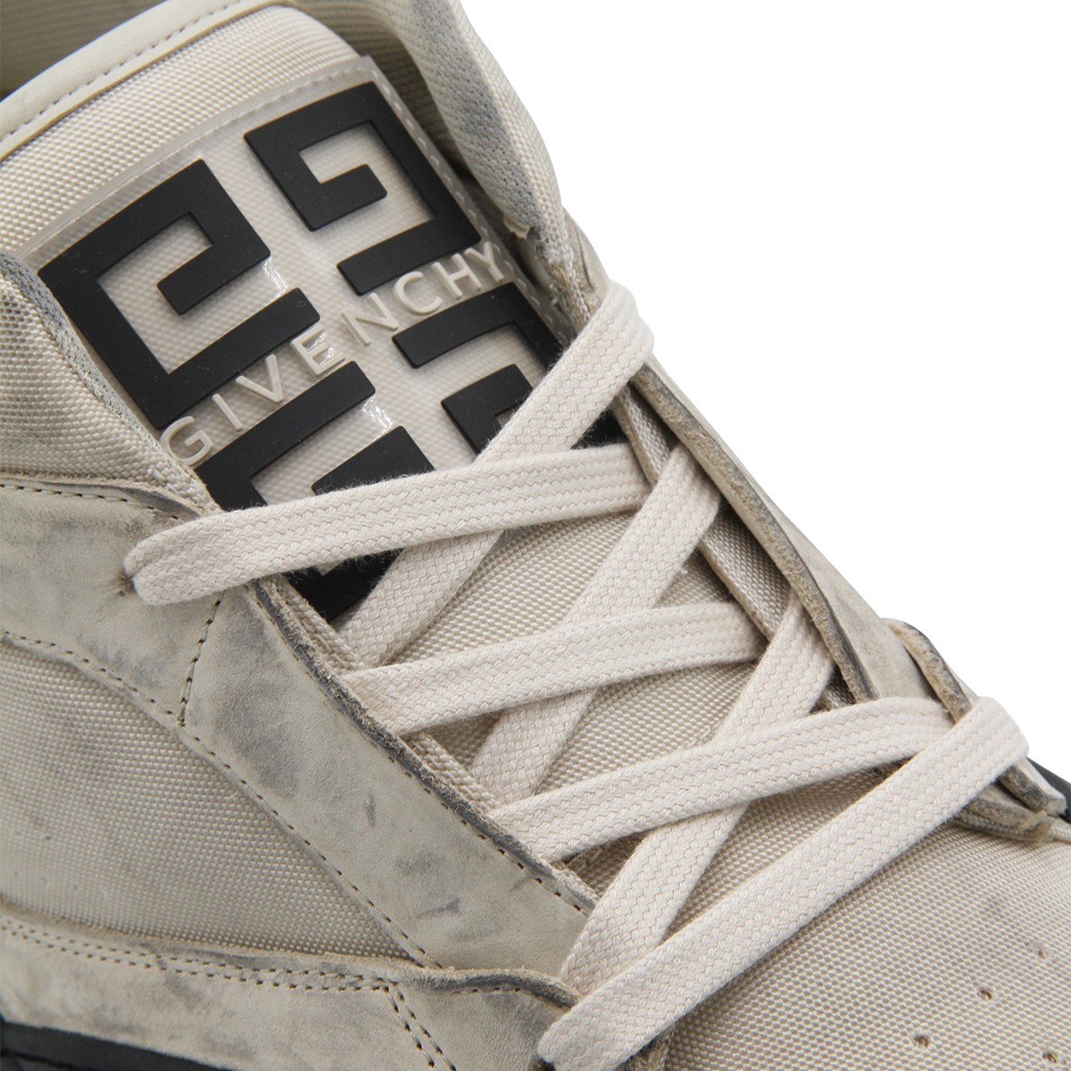 BEIGE LEATHER SNEAKERS