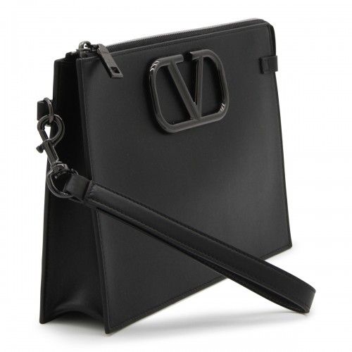BLACK LEATHER POUCHES