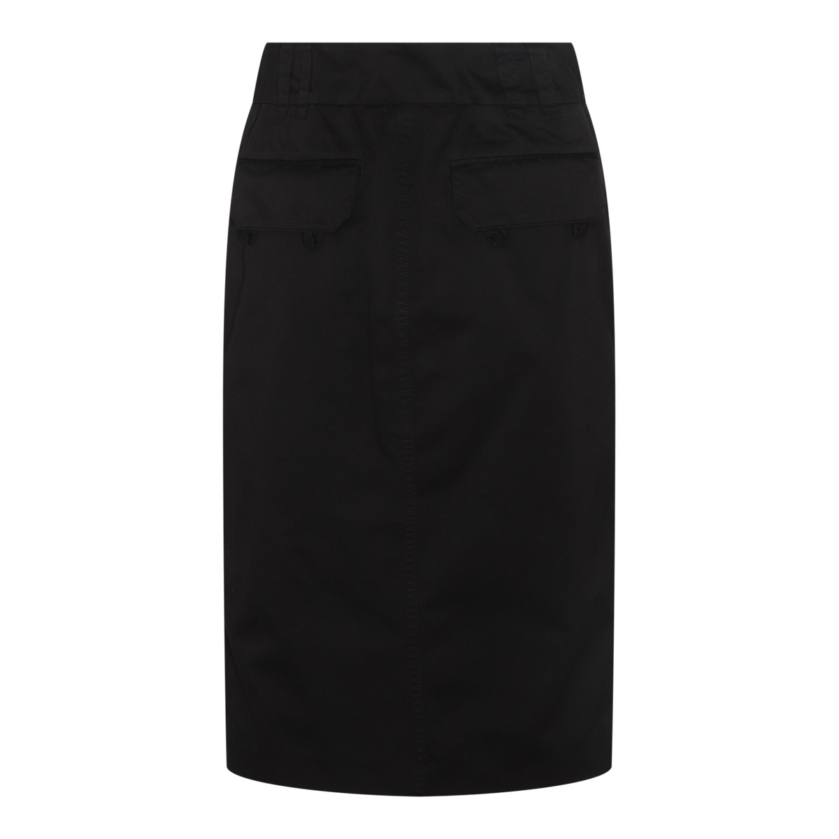 BLACK COTTON SKIRT BLACK COTTON SKIRT