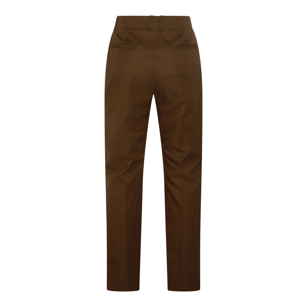 BROWN COTTON PANTS BROWN COTTON PANTS