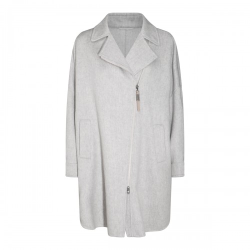 GREY WOOL COAT