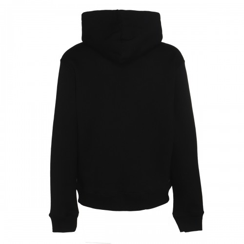 BLACK COTTON SWEATSHIRT