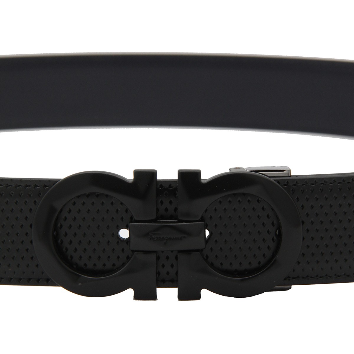 BLACK LEATHER BELT