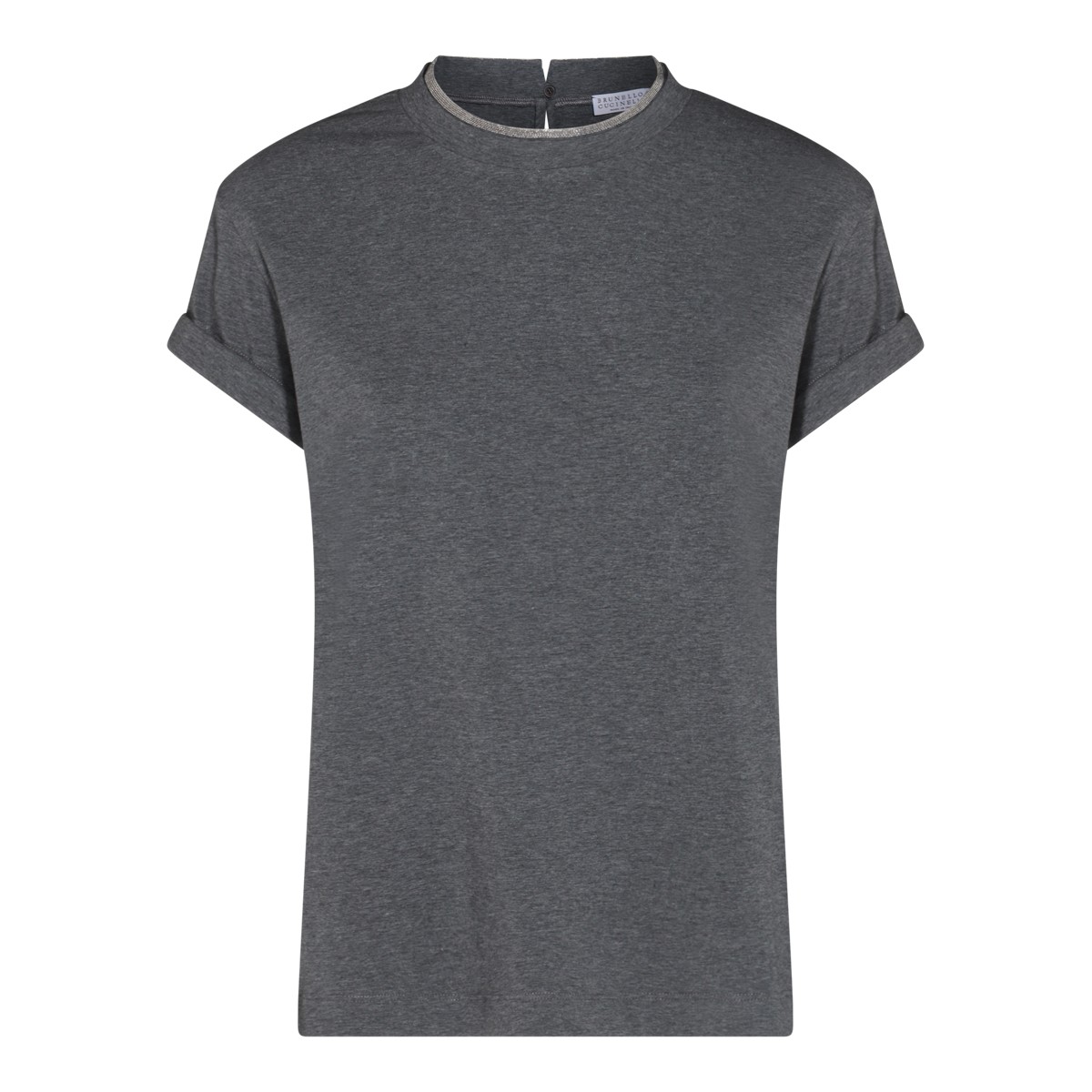 GREY COTTON T-SHIRT