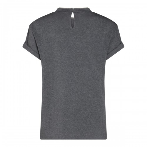 GREY COTTON T-SHIRT