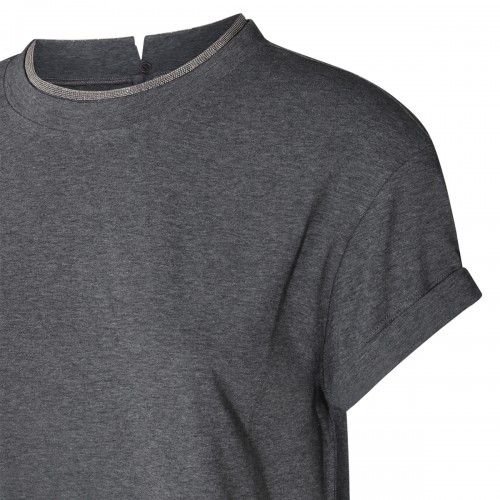 GREY COTTON T-SHIRT