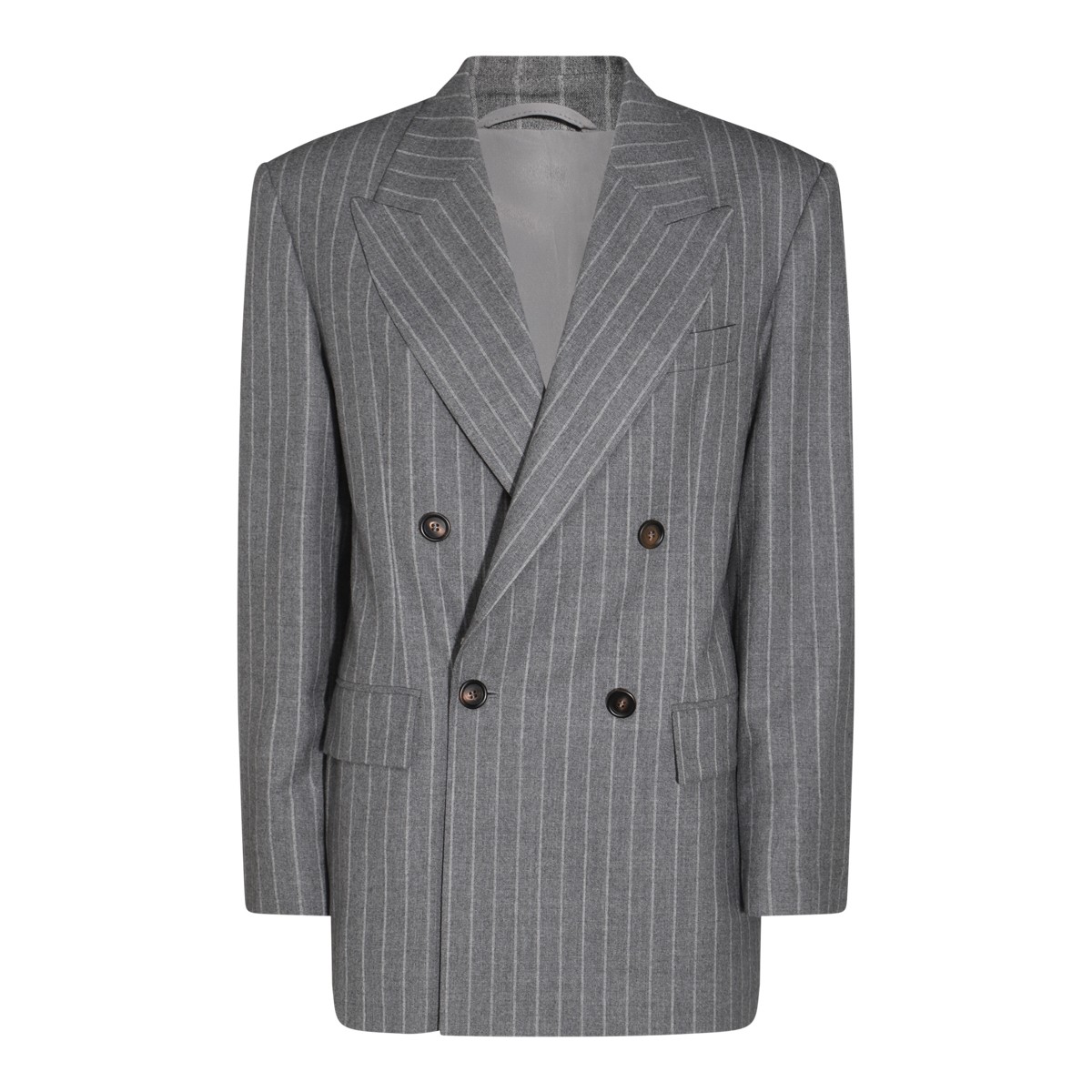 GREY WOOL BLAZER