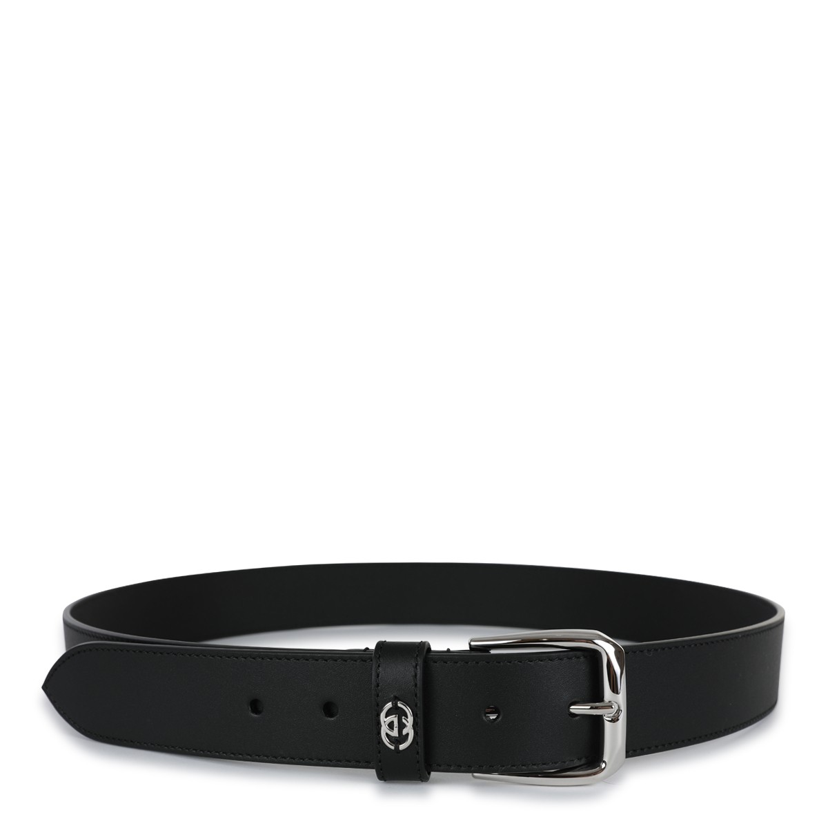 BLACK LEAYJER BELT