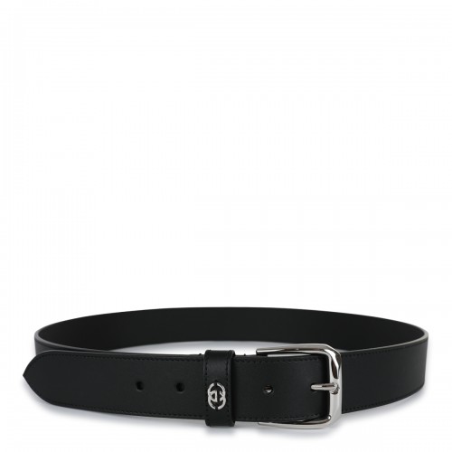 BLACK LEAYJER BELT