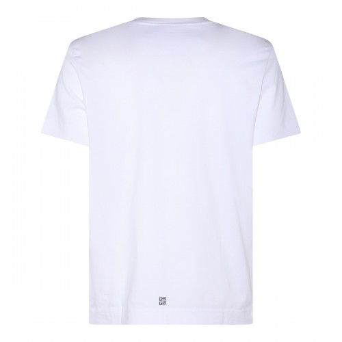 WHITE COTTON LOGO T-SHIRT