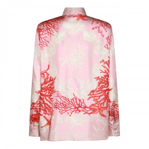 PINK SILK SHIRT