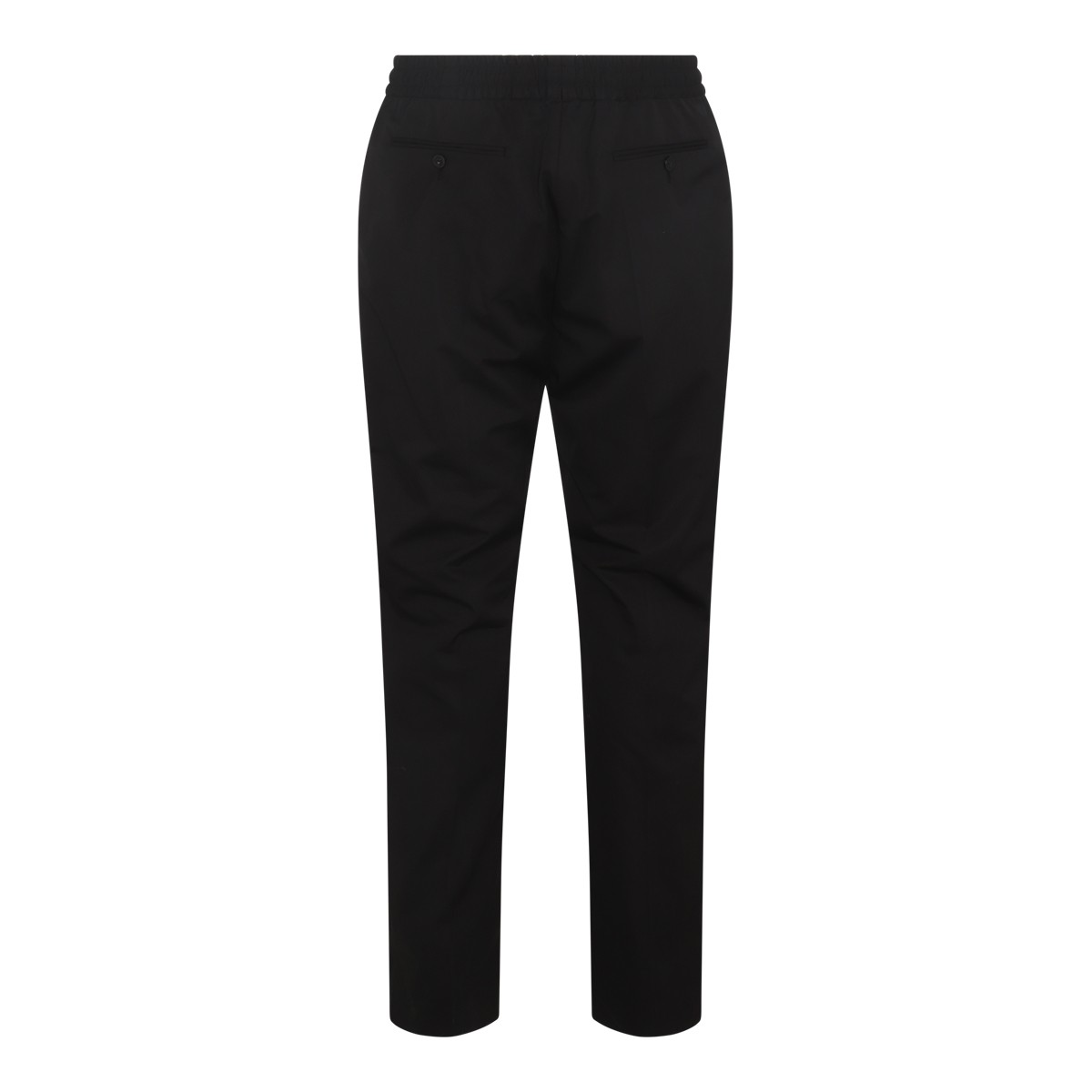 BLACK WOOL PANTS