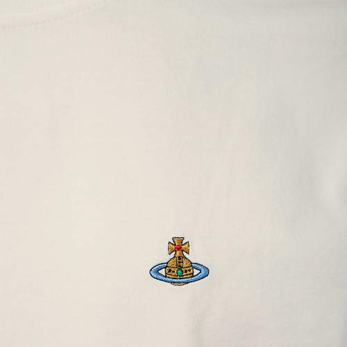 WHITE COTTON T-SHIRT