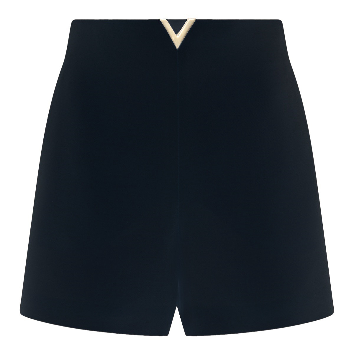 NAVY BLUE WOOL SHORTS