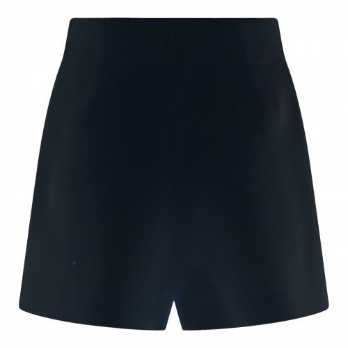 NAVY BLUE WOOL SHORTS