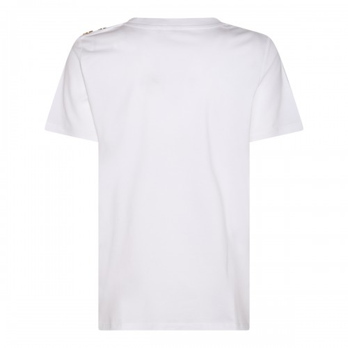 WHITE COTTON T-SHIRT