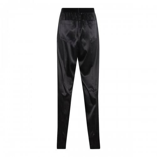 BLACK SILK PANTS