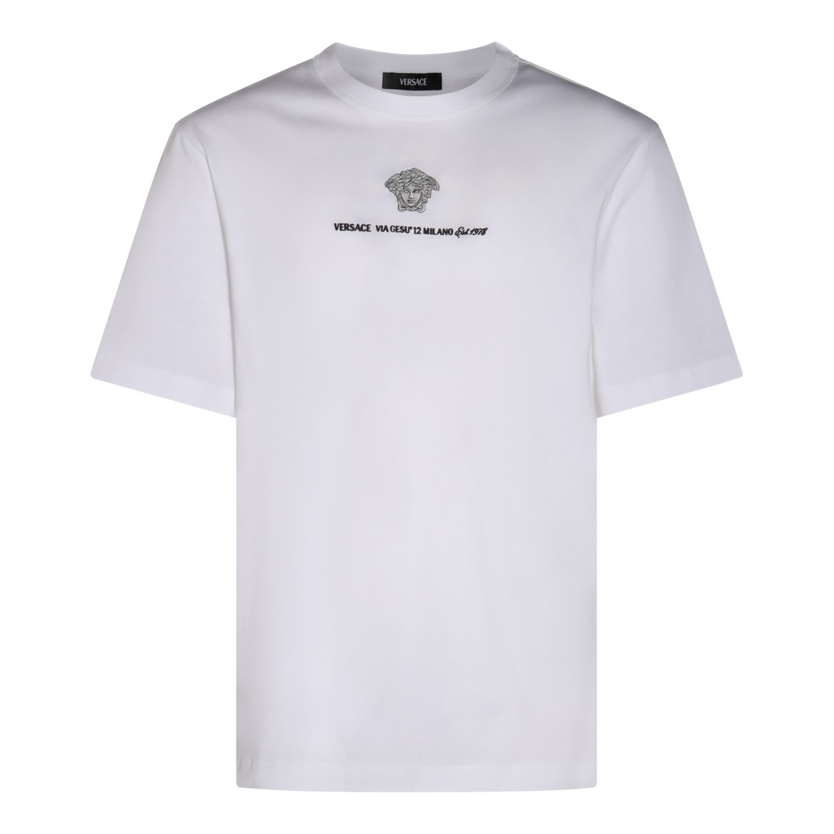 WHITE COTTON T-SHIRT