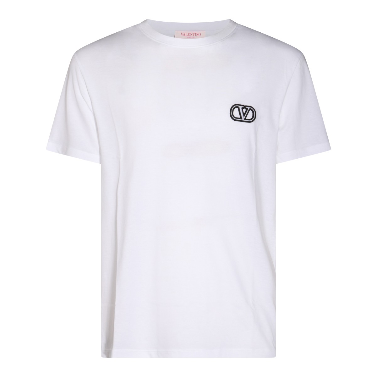 WHITE COTTON T-SHIRT