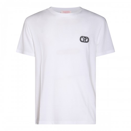 WHITE COTTON T-SHIRT