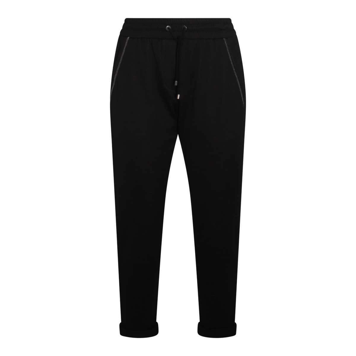 BLACK COTTON PANTS