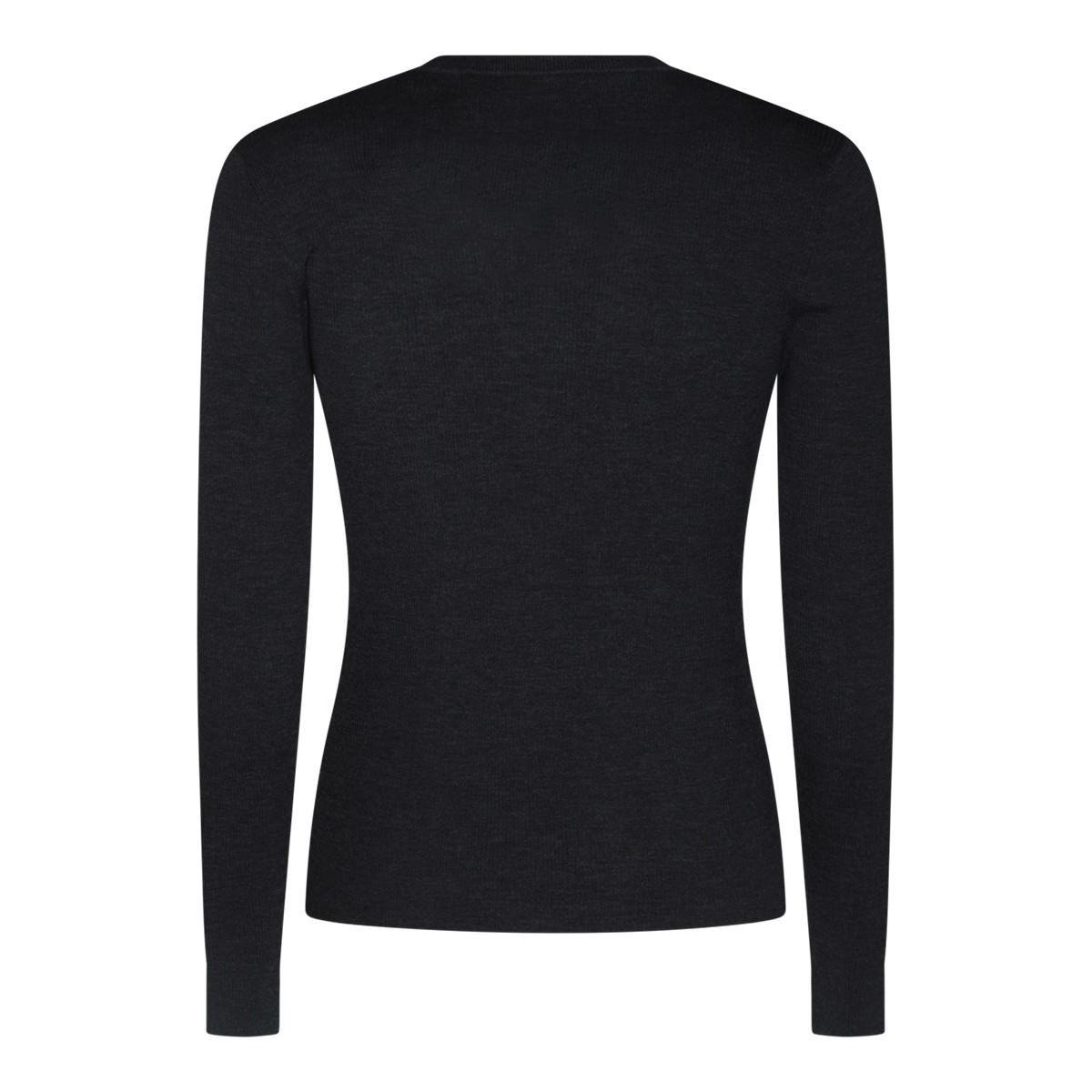 DARK GREY WOOL KNITWEAR