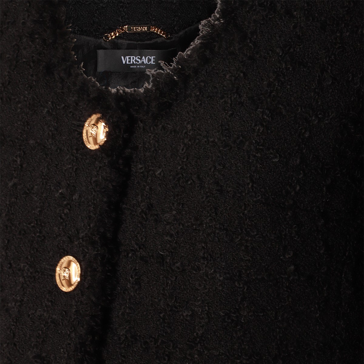 BLACK WOOL CASUAL JACKET BLACK WOOL CASUAL JACKET