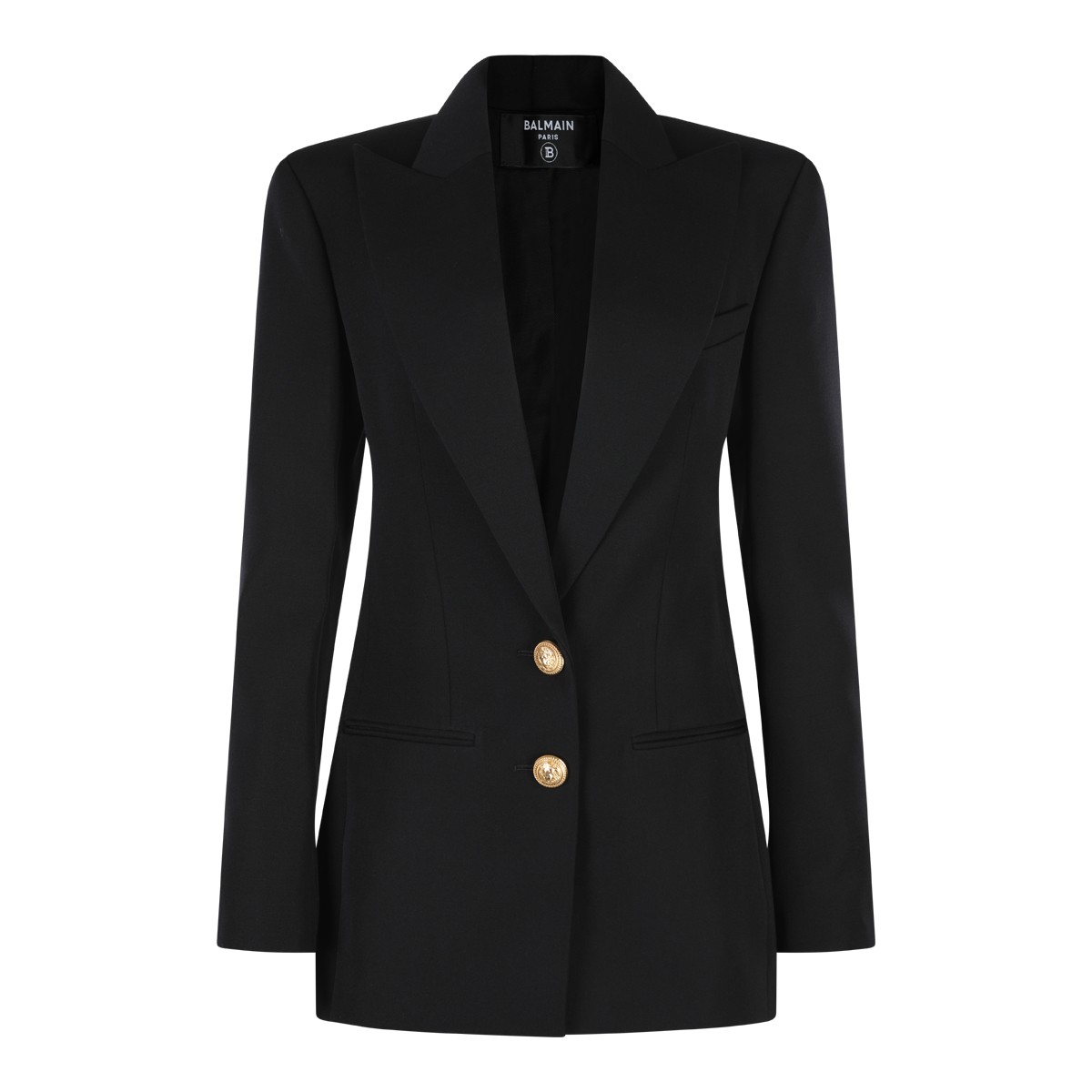 BLACK WOOL BLAZER