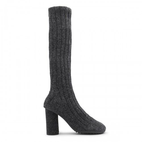 GREY WOOL ATOMIC BOOTS