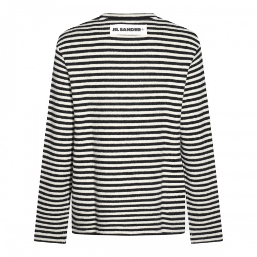 WHITE AND BLACK WOOL KNITWEAR 2