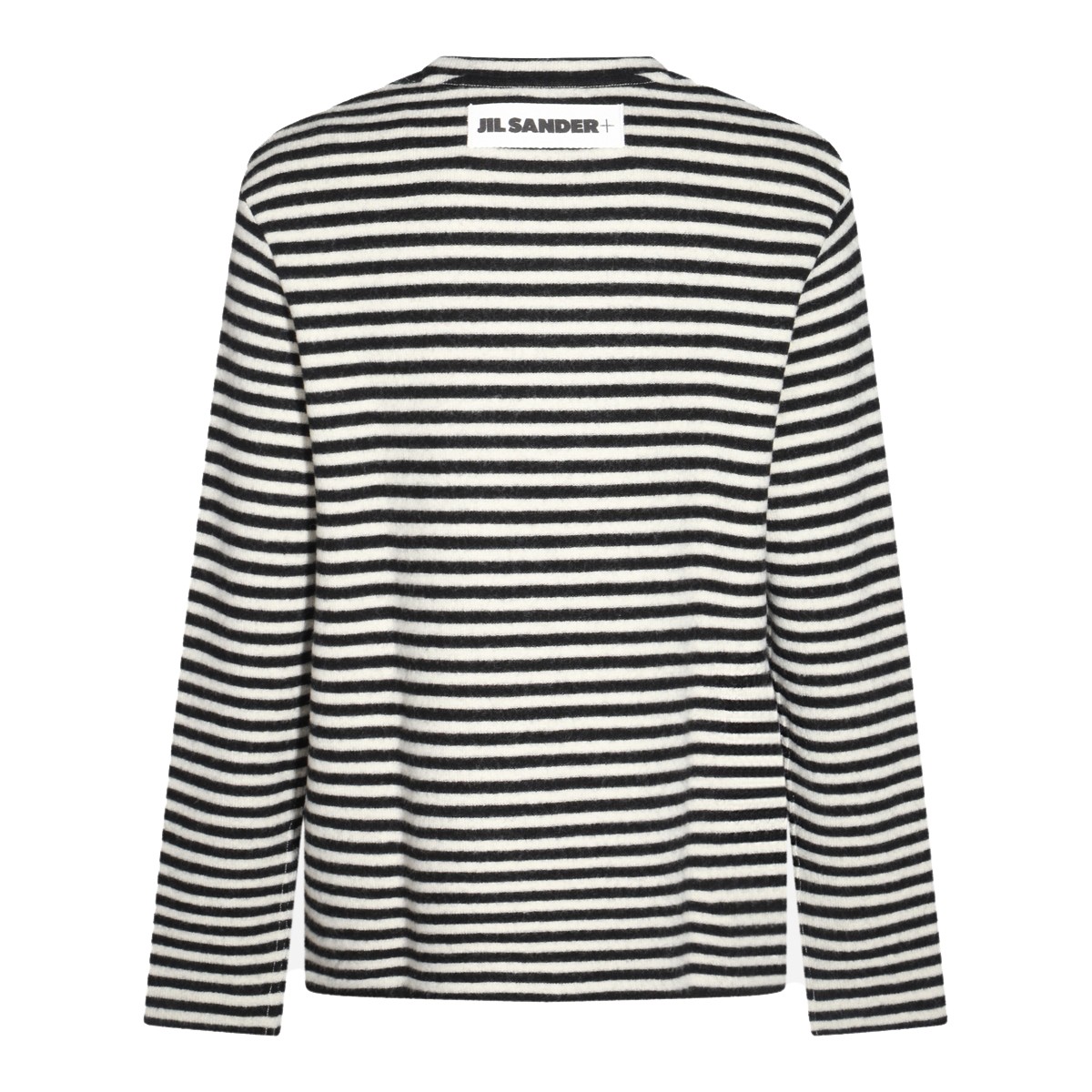 WHITE AND BLACK WOOL KNITWEAR WHITE AND BLACK WOOL KNITWEAR