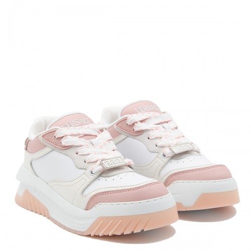 PINK AND WHITE SNEAKERS