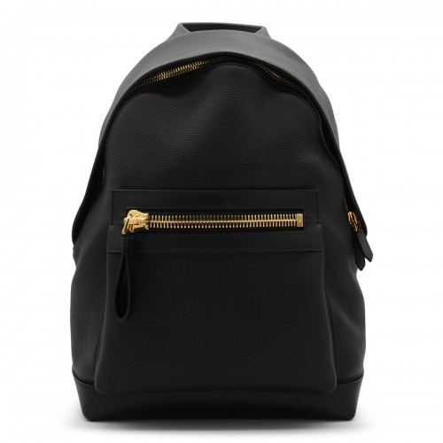 BLACK LEATHER BUCKLEY BACKPACK