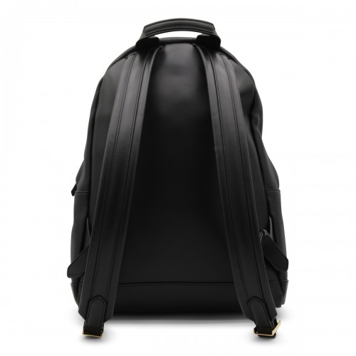 BLACK LEATHER BUCKLEY BACKPACK