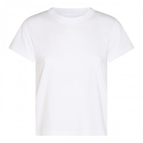 WHITE COTTON T-SHIRT