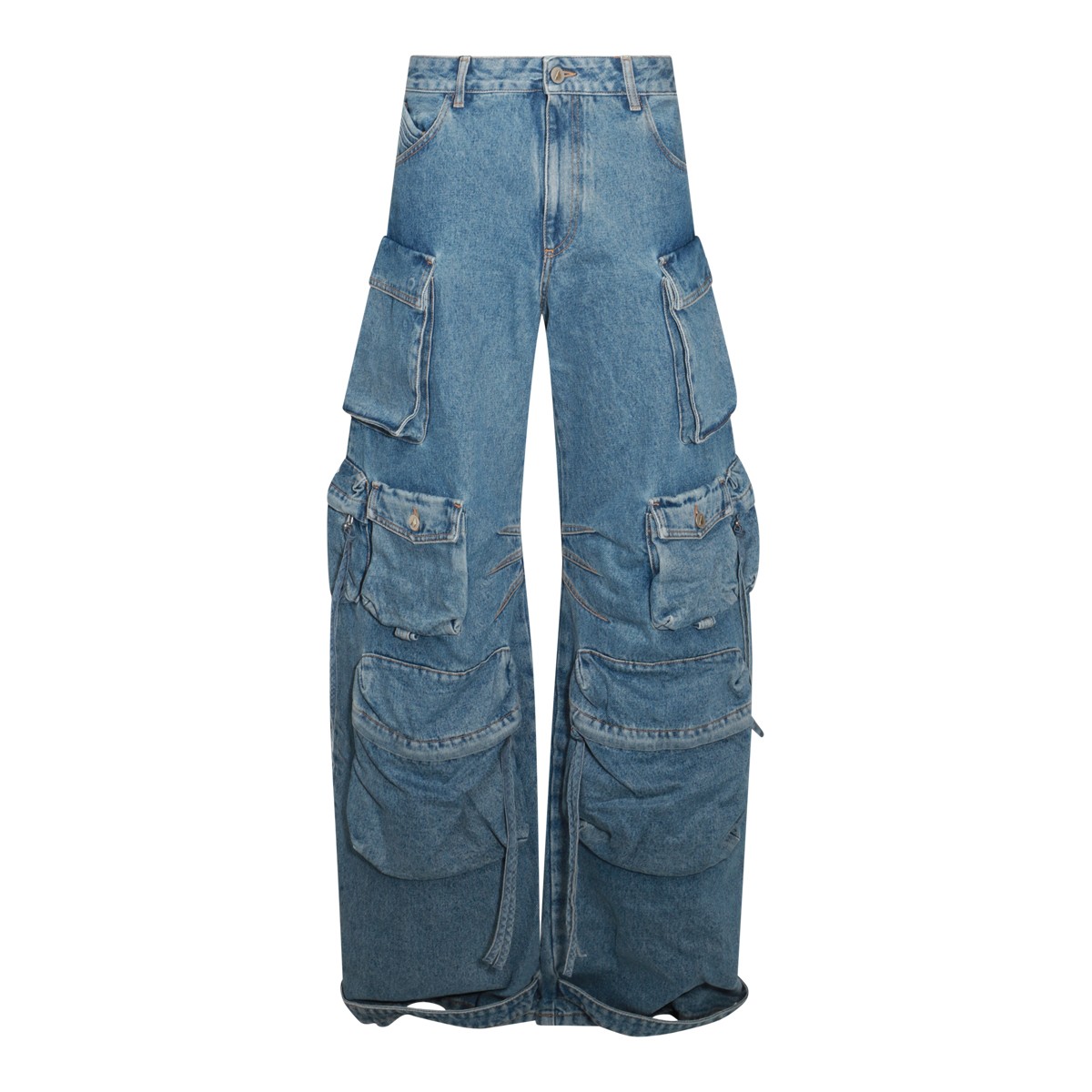 BLUE COTTON DENIM JEANS