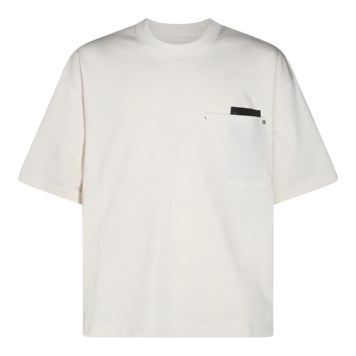 WHITE COTTON T-SHIRT