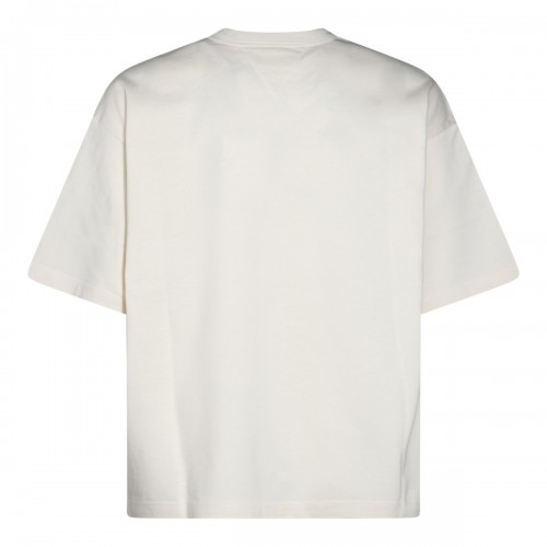 WHITE COTTON T-SHIRT