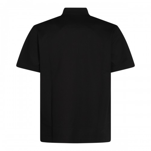 BLACK COTTON POLO SHIRT