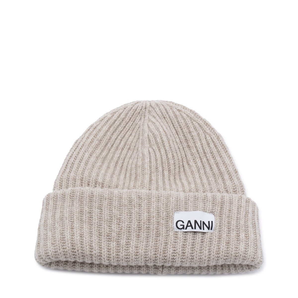 SAND WOOL BLEND BEANIE