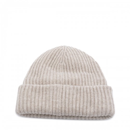 SAND WOOL BLEND BEANIE