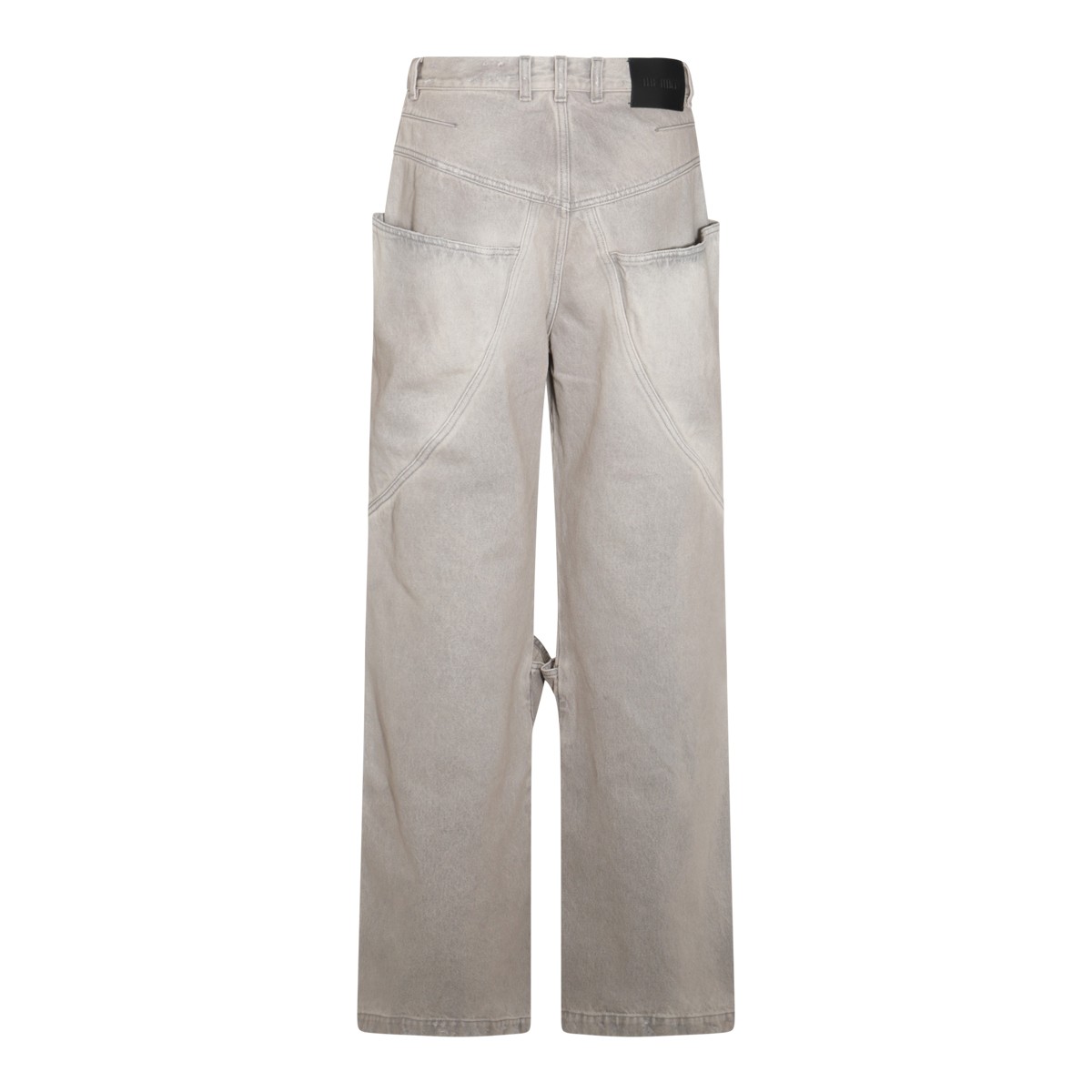 GREY COTTON DENIM JEANS GREY COTTON DENIM JEANS