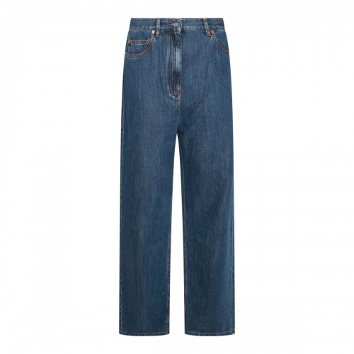 BLUE COTTON DENIM JEANS