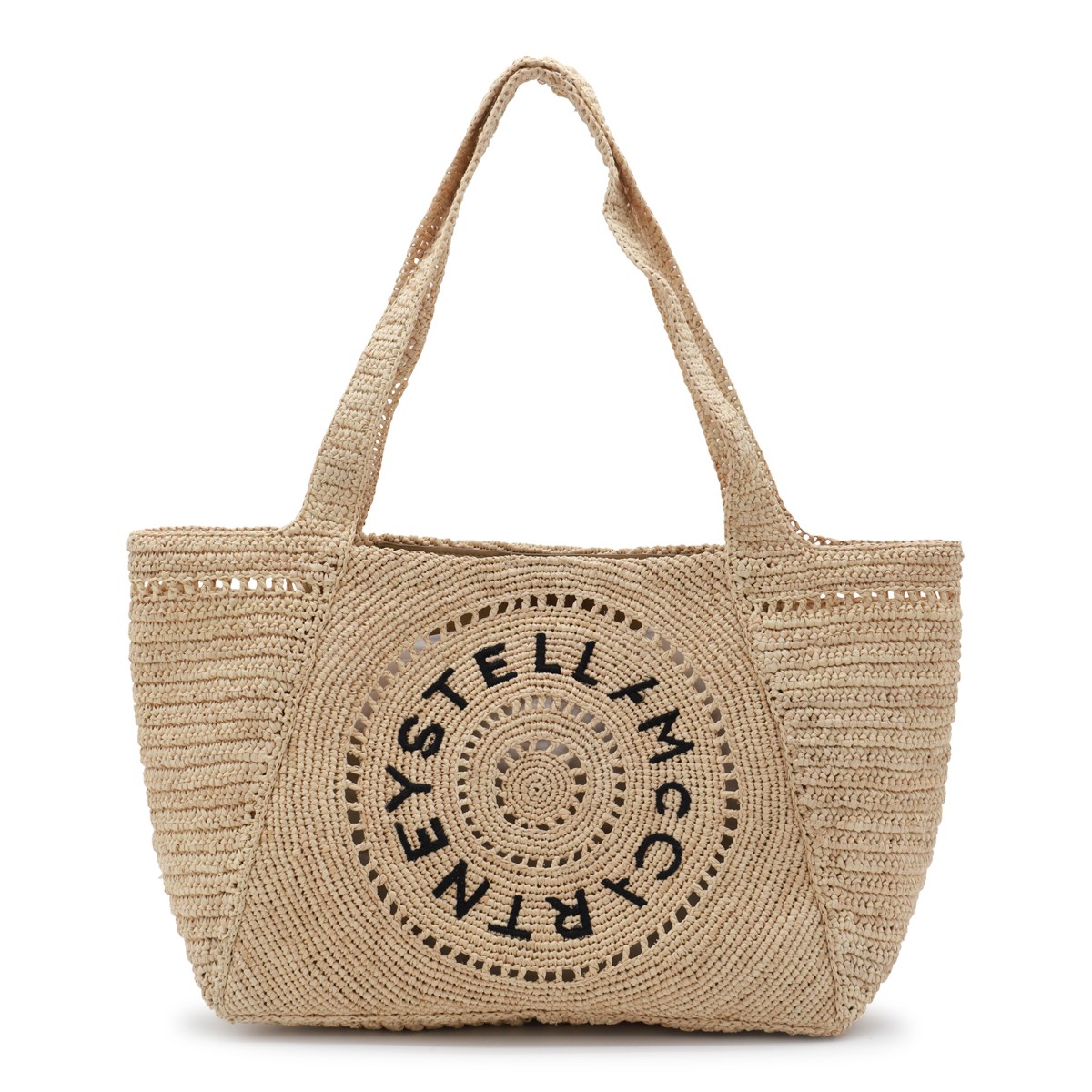 NATURAL RAFFIA TOTE BAG