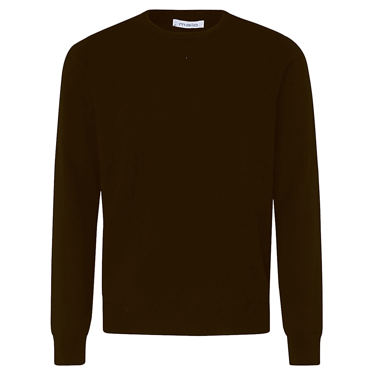 BROWN WOOL KNITWEAR