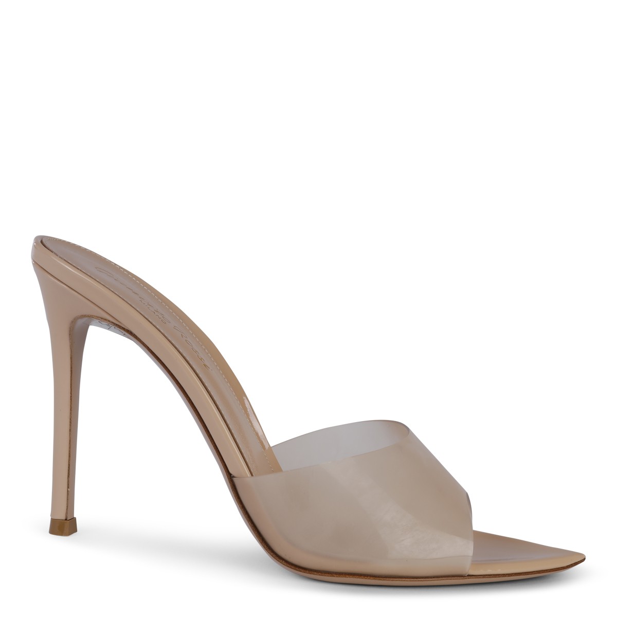 BEIGE LEATHER ELLE SANDALS