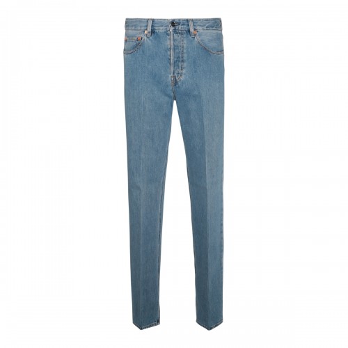 BLUE COTTON DENIM JEANS